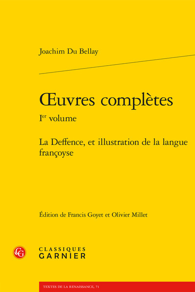Picture of oeuvres complètes