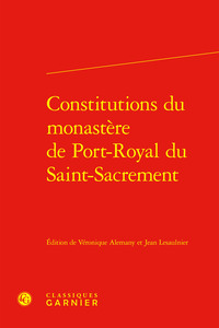 Picture of Constitutions du monastère de Port-Royal du Saint-Sacrement