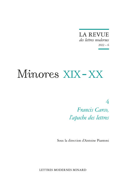 Picture of La Revue des lettres modernes
