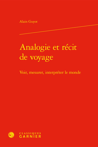 Picture of Analogie et récit de voyage