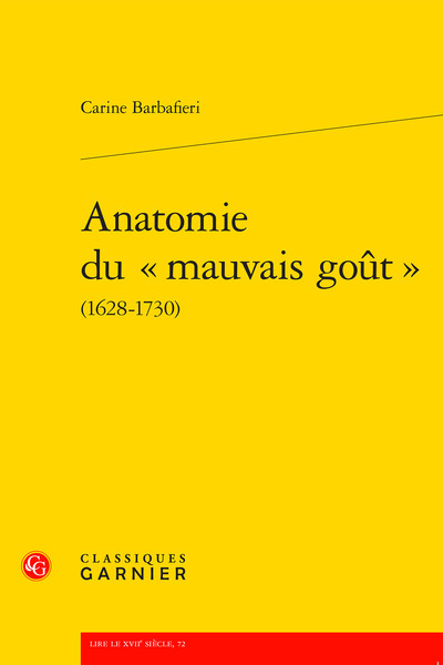 Picture of Anatomie du « mauvais goût »