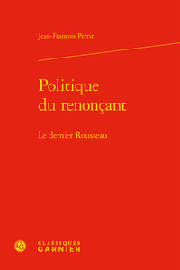 Image de Politique du renonçant