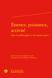 Image de Essence, puissance, activité