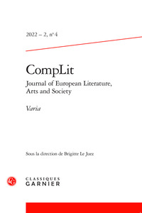 Image de CompLit. Journal of European Literature, Arts and Society