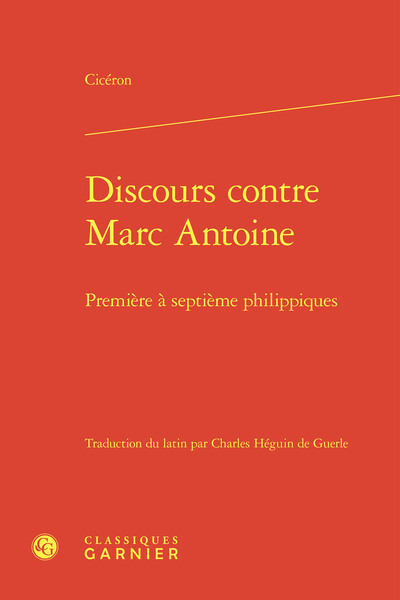 Image de Discours contre Marc Antoine