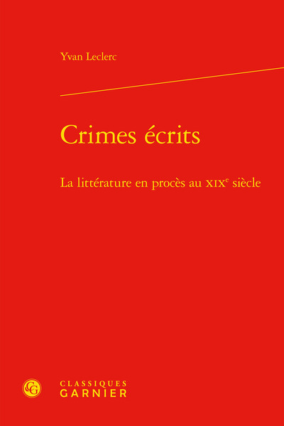 Image de Crimes écrits