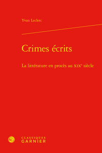 Image de Crimes écrits