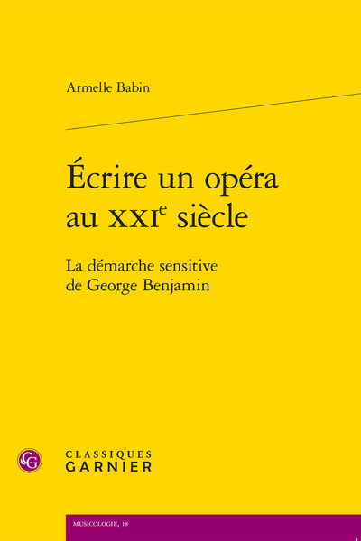 Picture of Écrire un opéra au XXIe siècle