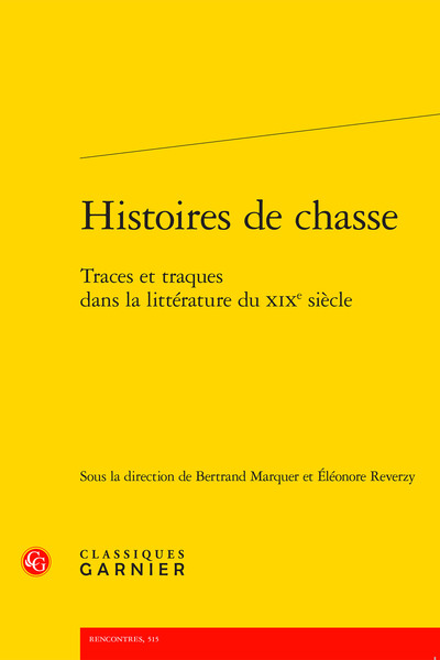 Image de Histoires de chasse