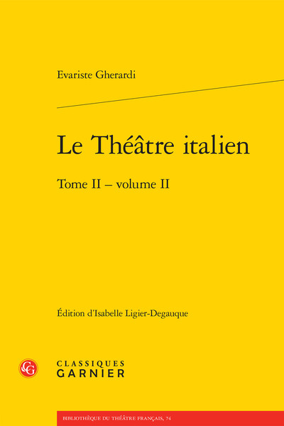 Picture of Le Théâtre italien