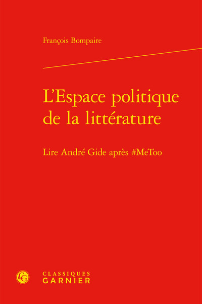 Picture of L'Espace politique de la littérature