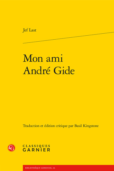 Image de Mon ami André Gide