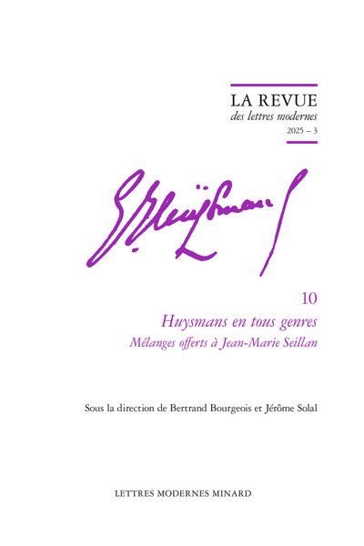 Image de La Revue des lettres modernes