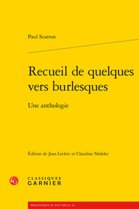 Picture of Recueil de quelques vers burlesques