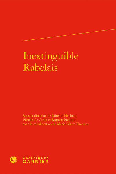 Image de Inextinguible Rabelais