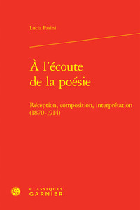 Picture of À l'écoute de la poésie