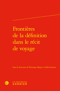 Image de Frontières de la définition dans le récit de voyage