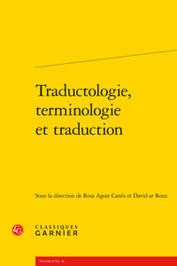 Image de Traductologie, terminologie et traduction
