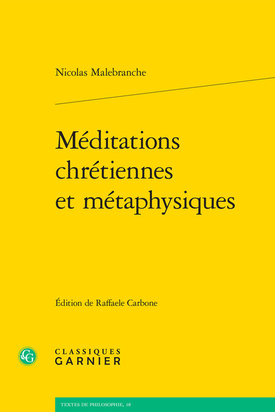Image de Méditations chrétiennes et métaphysiques