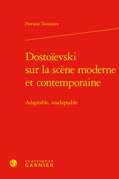 Picture of Dostoïevski sur la scène moderne et contemporaine