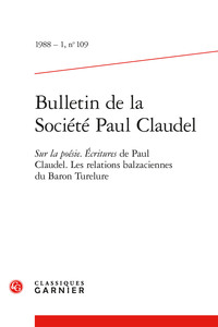 Picture of Bulletin de la Société Paul Claudel