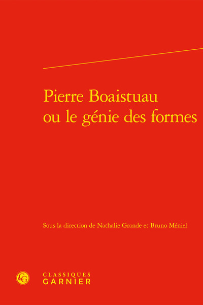 Image de Pierre Boaistuau ou le génie des formes