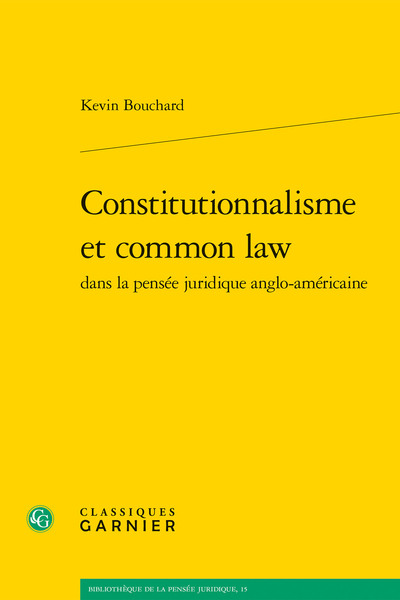 Picture of Constitutionnalisme et common law