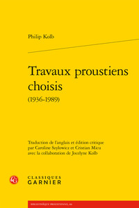 Image de Travaux proustiens choisis