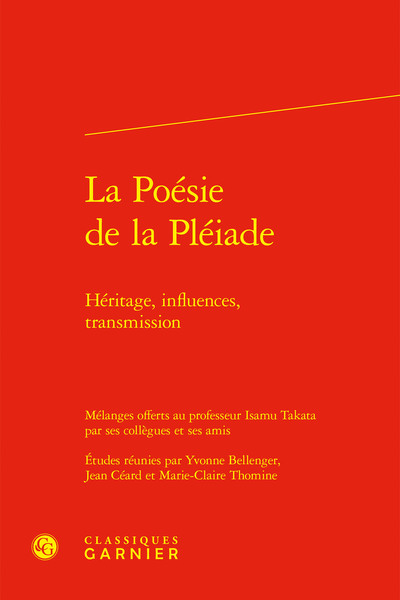 Picture of La Poésie de la Pléiade