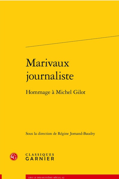 Picture of Marivaux journaliste