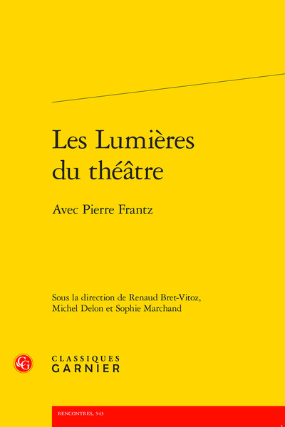 Picture of Les Lumières du théâtre