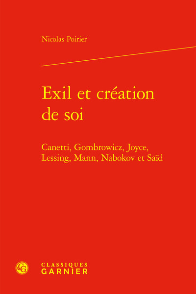 Picture of Exil et création de soi