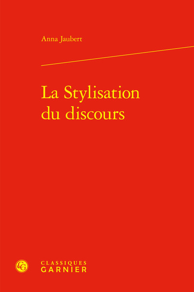 Picture of La Stylisation du discours