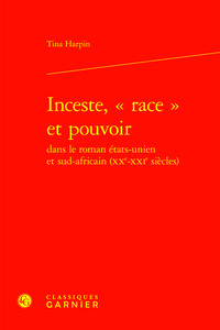 Picture of Inceste, « race » et pouvoir