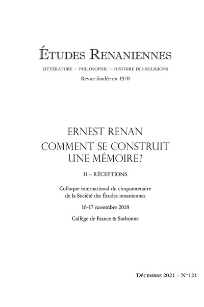 Picture of Études Renaniennes