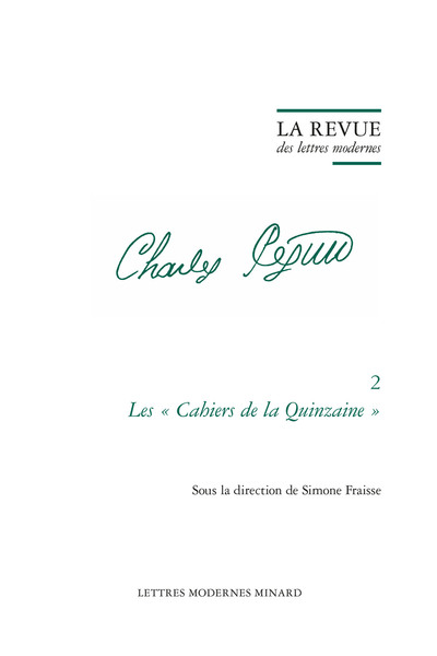 Picture of La Revue des lettres modernes