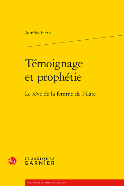 Image de Témoignage et prophétie