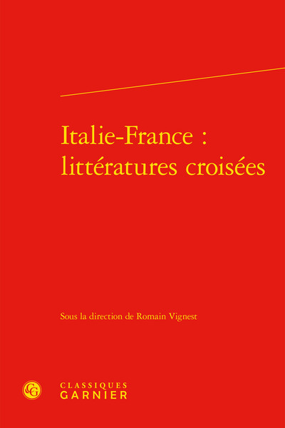 Image de Italie-France : littératures croisées