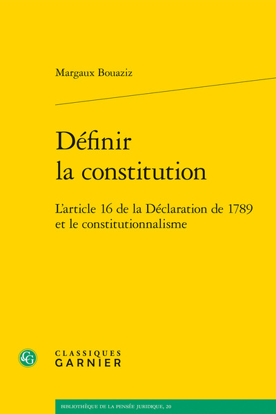 Image de Définir la constitution
