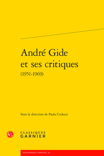 Picture of André Gide et ses critiques