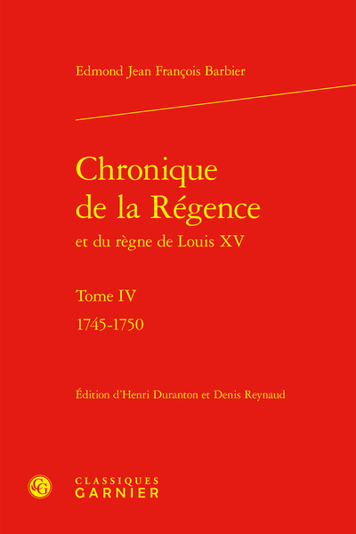 Image de Chronique de la Régence