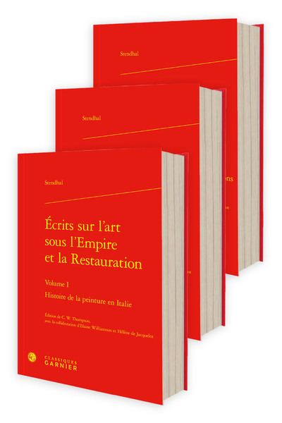 Image de Écrits sur l'art sous l'Empire et la Restauration