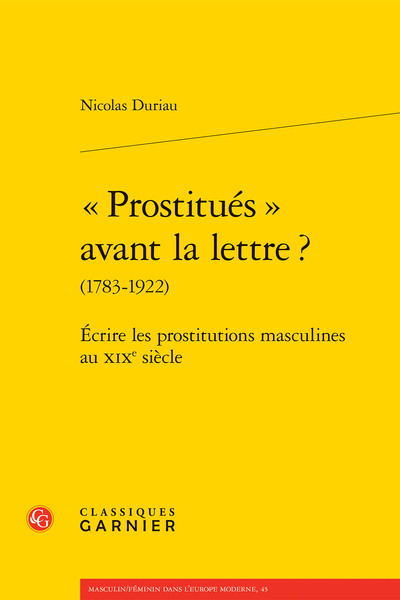 Picture of « Prostitués » avant la lettre ?
