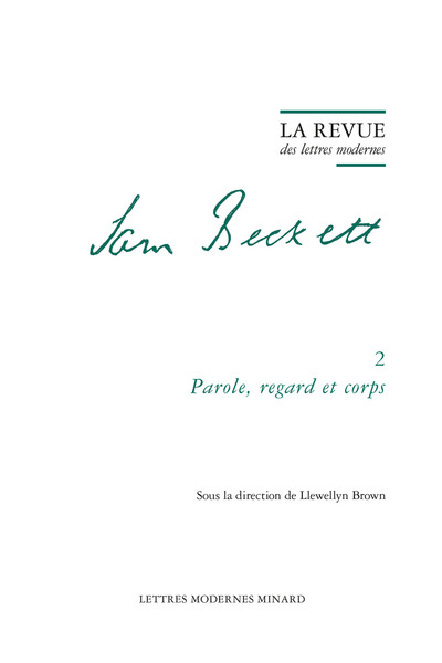 Picture of La Revue des lettres modernes