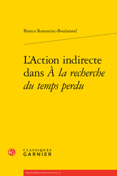 Picture of L'Action indirecte dans À la recherche du temps perdu