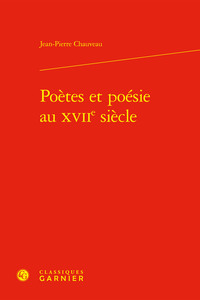 Picture of Poètes et poésie au XVIIe siècle