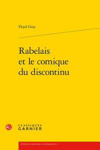 Picture of Rabelais et le comique du discontinu