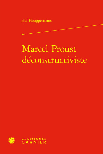 Picture of Marcel Proust déconstructiviste