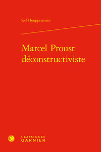Picture of Marcel Proust déconstructiviste