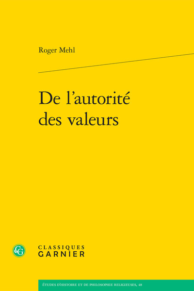 Image de De l'autorité des valeurs